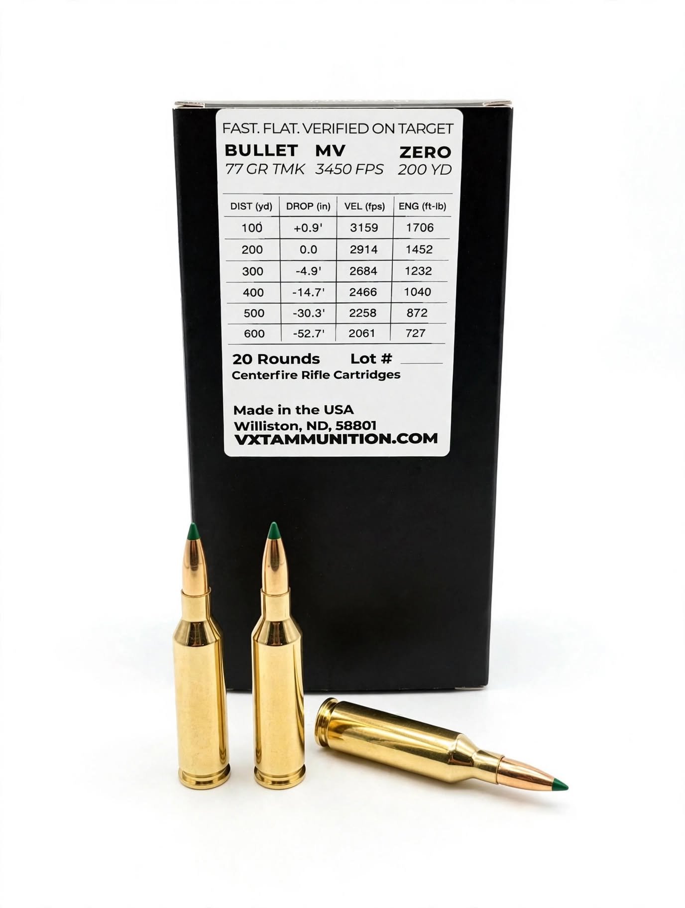 22 CREEDMOOR - 77 gr TMK - Image 3