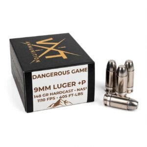 9mm +P 148gr Hardcast NAS³ – Dangerous Game