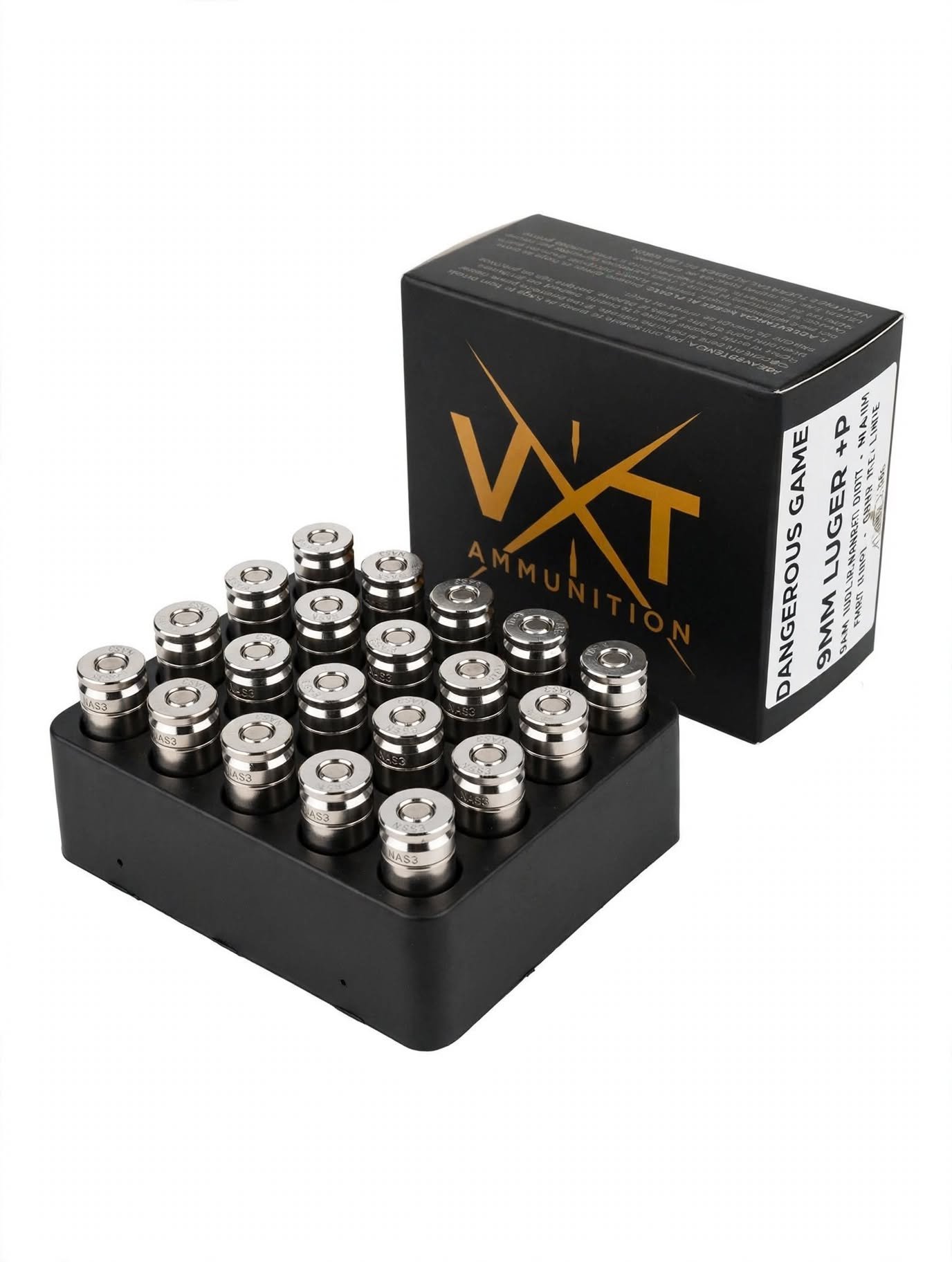 9mm +P 148gr Hardcast NAS³ – Dangerous Game - Image 3